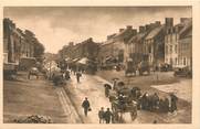 50 Manche / CPA FRANCE 50 "Pont l'Abbé Picauville, un jour de marché"