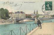 77 Seine Et Marne / CPA FRANCE 77 "Melun, le pont de fer"