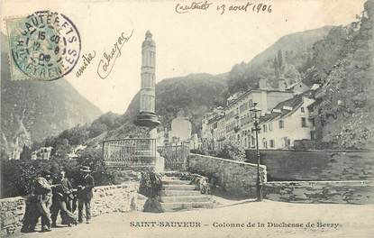 / CPA FRANCE 65 "Saint Sauveur, colonne de la Duchesse de Berry"