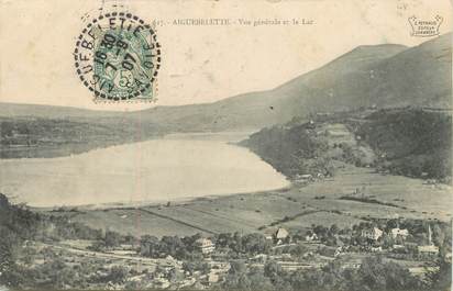 / CPA FRANCE 73 "Aiguebelette, vue générale et le lac"