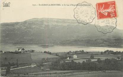 / CPA FRANCE 73 "Saint Alban de Montbel et le lac d'Aiguebelette"