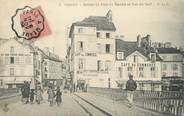 77 Seine Et Marne / CPA FRANCE 77 "Meaux, entrée du pont du marché et rue du Cerf" / CACHET AMBULANT