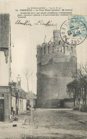 / CPA FRANCE 27 "Verneuil, la tour grise"