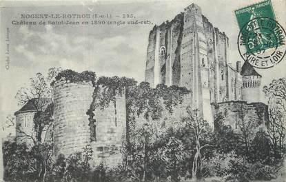 / CPA FRANCE 28 "Nogent le Rotrou, château de Saint Jean en 1890"