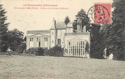 / CPA FRANCE 61 "Environs de L'Aigle, château de Corboyer"