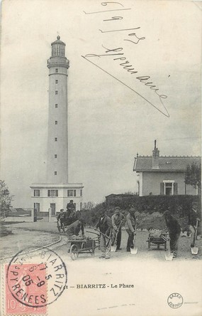 / CPA FRANCE 64 "Biarritz, le phare"