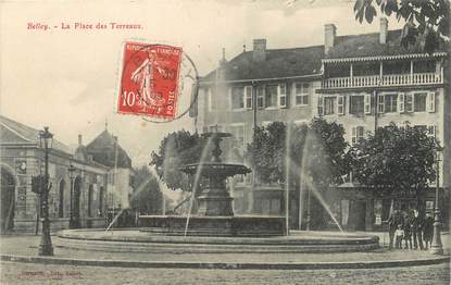 / CPA FRANCE 01 "Belley, la place des Terreaux"