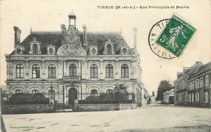 / CPA FRANCE 49 "Tierce, rue principale et mairie"