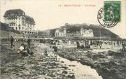 50 Manche / CPA FRANCE 50 "Granville, la plage "