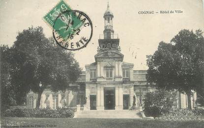 / CPA FRANCE 16 "Cognac, hôtel de  ville"