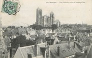 18 Cher / CPA FRANCE 18 "Bourges, vue générale" / CACHET AMBULANT