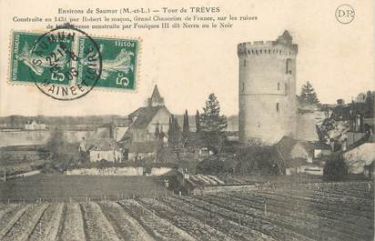 / CPA FRANCE 49 "Environs de Saumur, tour de Trèves"