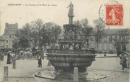 22 Cote D'armor / CPA FRANCE 22 "Guincamp, la fontaine et la place du centre"