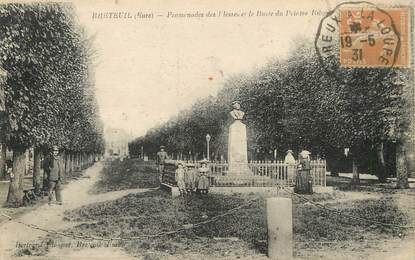 / CPA FRANCE 27 "Breteuil, promenades des Plesses"