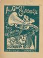 33 Gironde / CPA FRANCE 33 "Bordeaux, à la grosse Contrebasse" / CARTE PUBLICITAIRE