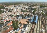 33 Gironde / CPSM FRANCE 33 "Coutras, la gare"