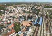 33 Gironde / CPSM FRANCE 33 "Coutras, la gare"