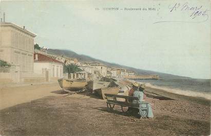 CPA FRANCE 06 "Menton, Bld du Midi"