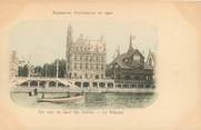75 Pari CPA FRANCE PARIS / EXPOSITION UNIVERSELLE 1900 / BELGIQUE, un coin du quai des Nations