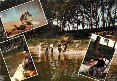 / CPSM FRANCE 33 "Gironde sur Dropt" / PÊCHE