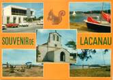 33 Gironde / CPSM FRANCE 33 "Lacanau Médoc et son lac, divers aspects"