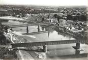 33 Gironde / CPSM FRANCE 33 "Langon, les ponts"