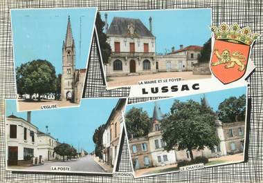 / CPSM FRANCE 33 "Lussac"