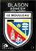 / CPSM FRANCE 33 "Le Moulleau" / BLASON ADHESIF