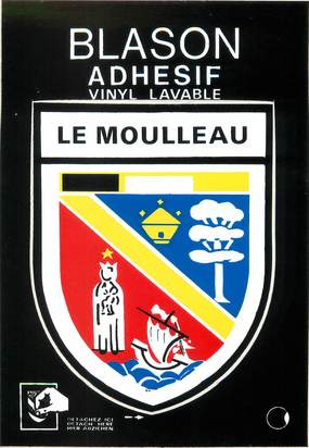 / CPSM FRANCE 33 "Le Moulleau" / BLASON ADHESIF