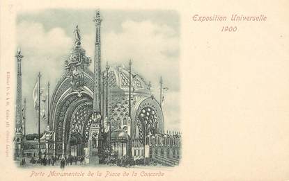 CPA EXPOSITION UNIVERSELLE DE 1900 "la place de la Concorde"