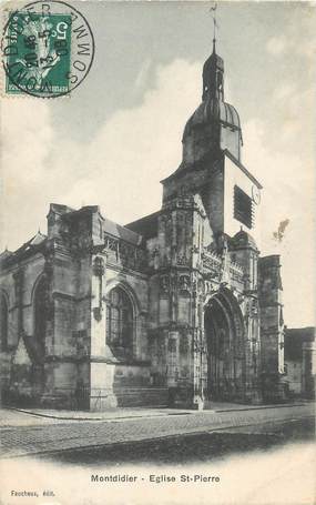 / CPA FRANCE 80 "Montdidier, église Saint Pierre"