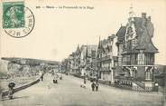 80 Somme / CPA FRANCE 80 "Mers, la promenade de la plage"