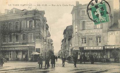 / CPA FRANCE 81 "Albi, rue de la Croix verte"