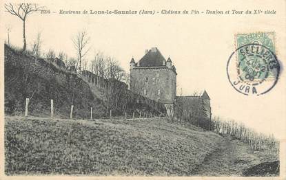 / CPA FRANCE 39 "Lons Le Saunier, château du Pin, donjon et du XVème siècle"