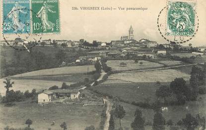 / CPA FRANCE 42 "Virigneux, vue panoramique"