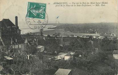 / CPA FRANCE 50 "Avranches, vue sur la baie du Mont Michel"