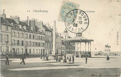 / CPA FRANCE 50 "Cherbourg,  place d'Armes"