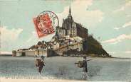 50 Manche / CPA FRANCE 50 "Le Mont Saint Michel, vue générale"