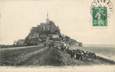/ CPA FRANCE 50 "Le Mont Saint Michel, l'arrivée d'un pélérinage"