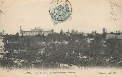 / CPA FRANCE 51 "Reims, vue générale des établissements Pommery"