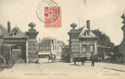 / CPA FRANCE 76 "Gournay en Bray, porte de Paris"