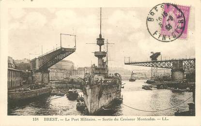 / CPA FRANCE 29 "Brest, le port militaire"