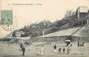 14 Calvado / CPA FRANCE 14 "Villerville sur Mer, la plage"