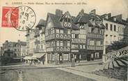 14 Calvado / CPA FRANCE 14 "Lisieux, vieilles maisons, place du marché au beurre"