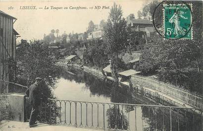 / CPA FRANCE 14 "Lisieux, la touques au Campfranc"