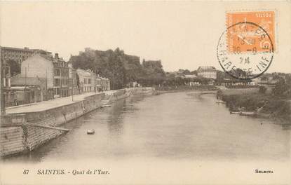 / CPA FRANCE 17 "Saintes, quai de l'Yser"