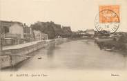 17 Charente Maritime / CPA FRANCE 17 "Saintes, quai de l'Yser"