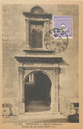 / CPA FRANCE 18 "Bourges, hôtel Lallemant"