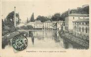 16 Charente / CPA FRANCE 16 "Angoulème, une usine à papier sur la Charente"