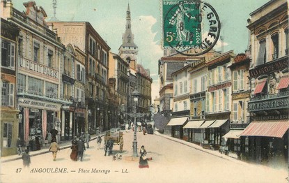 / CPA FRANCE 16 "Angoulème, place Marengo"